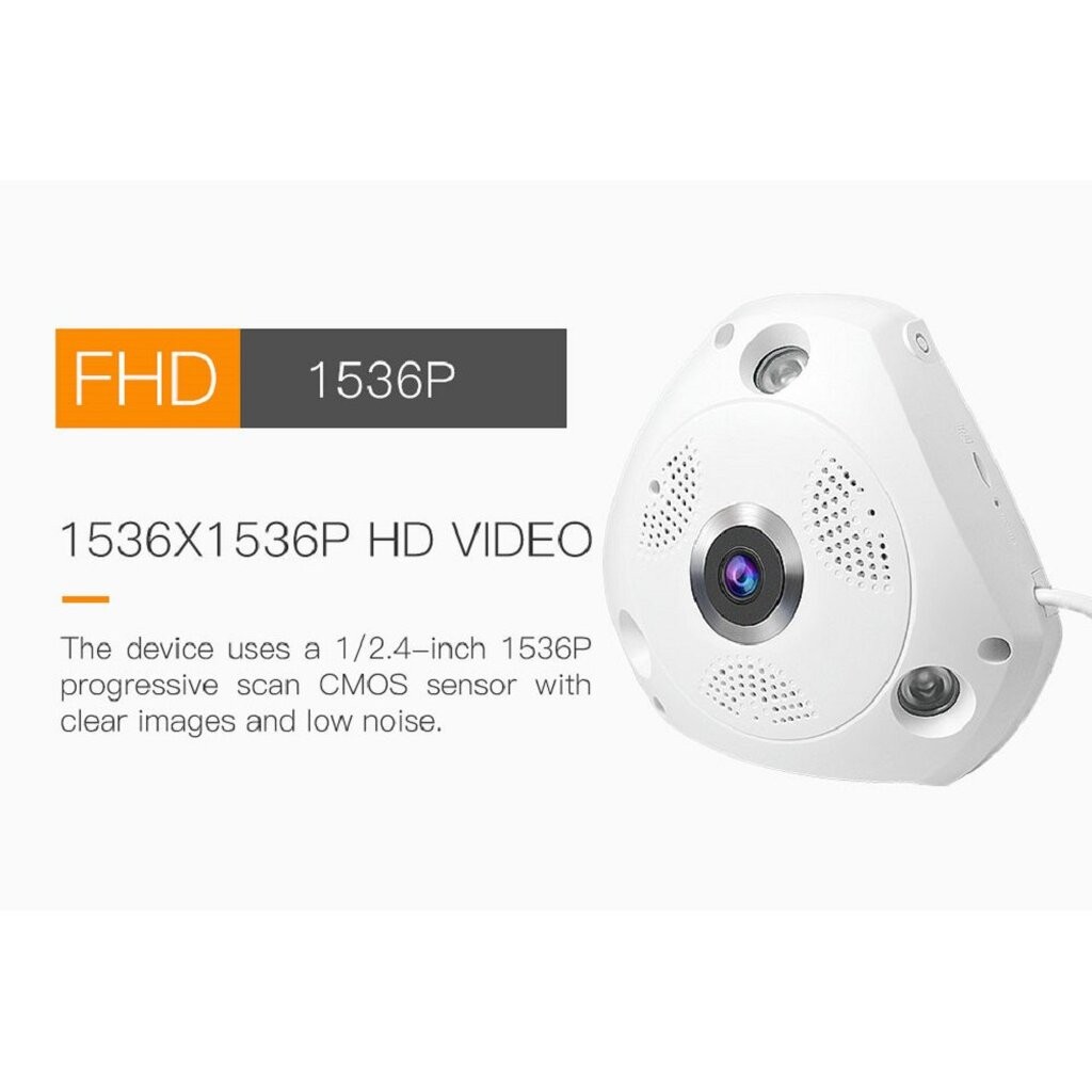 防犯カメラ 魚眼レンズ 360度 全天球「C61SWIP.A」