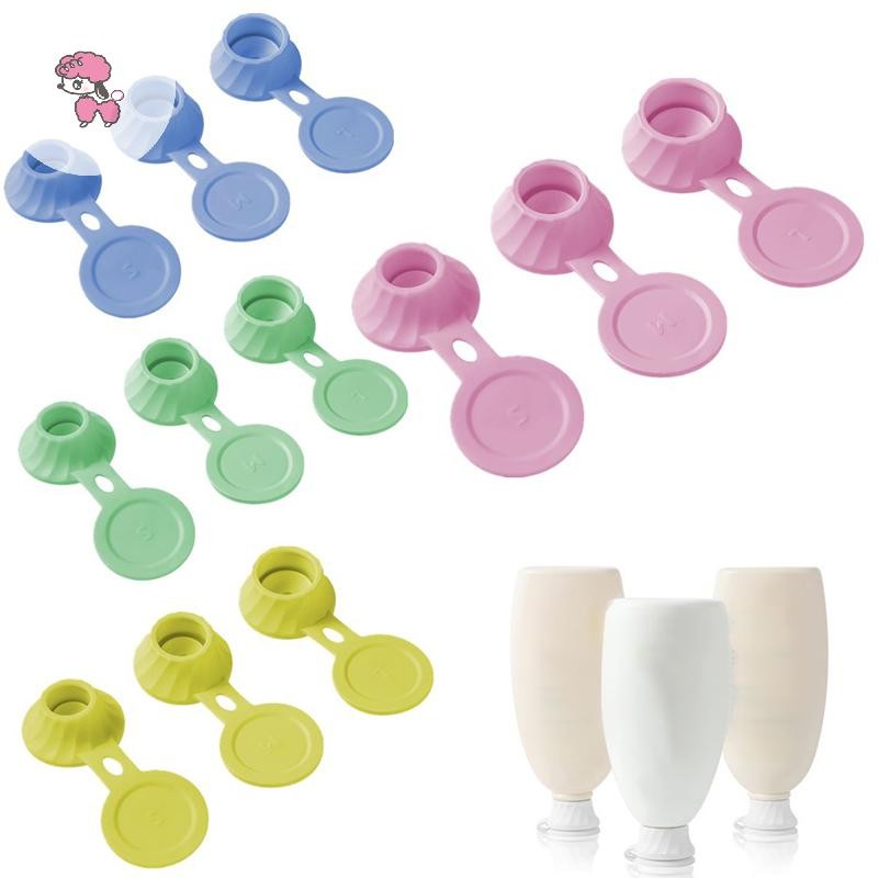 Grl 3 ชิ้นที่มีสีสัน Inverted ขวดหมวกขวดเปล่าหมวกชุด Inverted Caps ...