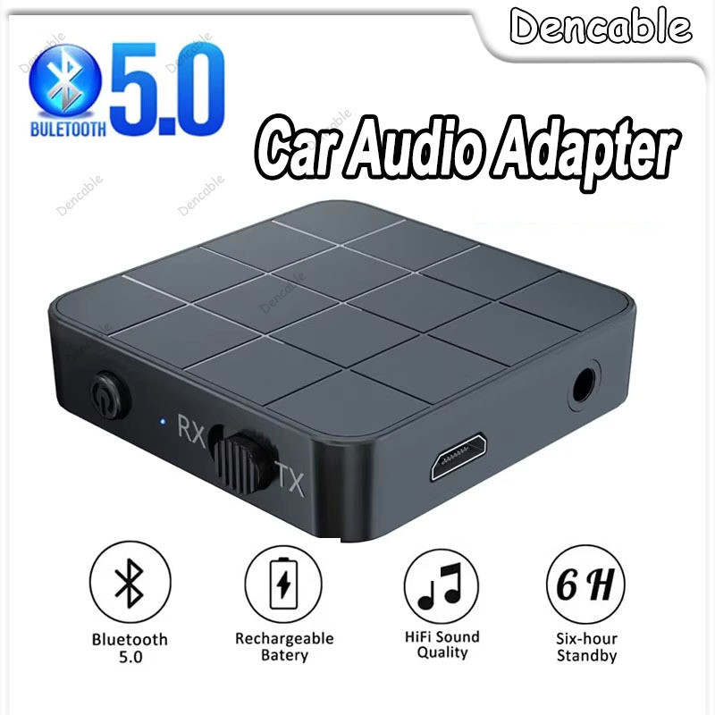 บลูทูธ 5.0 USB Two-Way Transceiver AUX รถบลูทูธอะแดปเตอร์ 3.5 มม.สาย ...