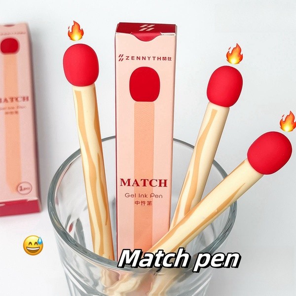 Steve Creative Match Press Gel Pen 0.5mm Black Ink Smooth quick-drying ...