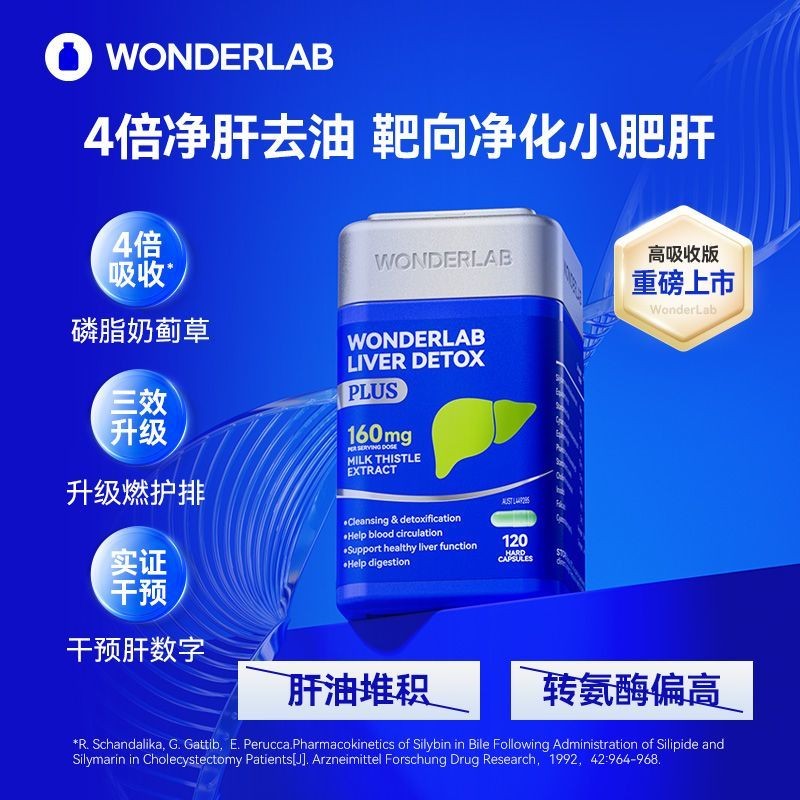 [รุ่นปรับปรุง] Wonderlab Milk Thistle PLUS Capsules Water Thistle Liver ...