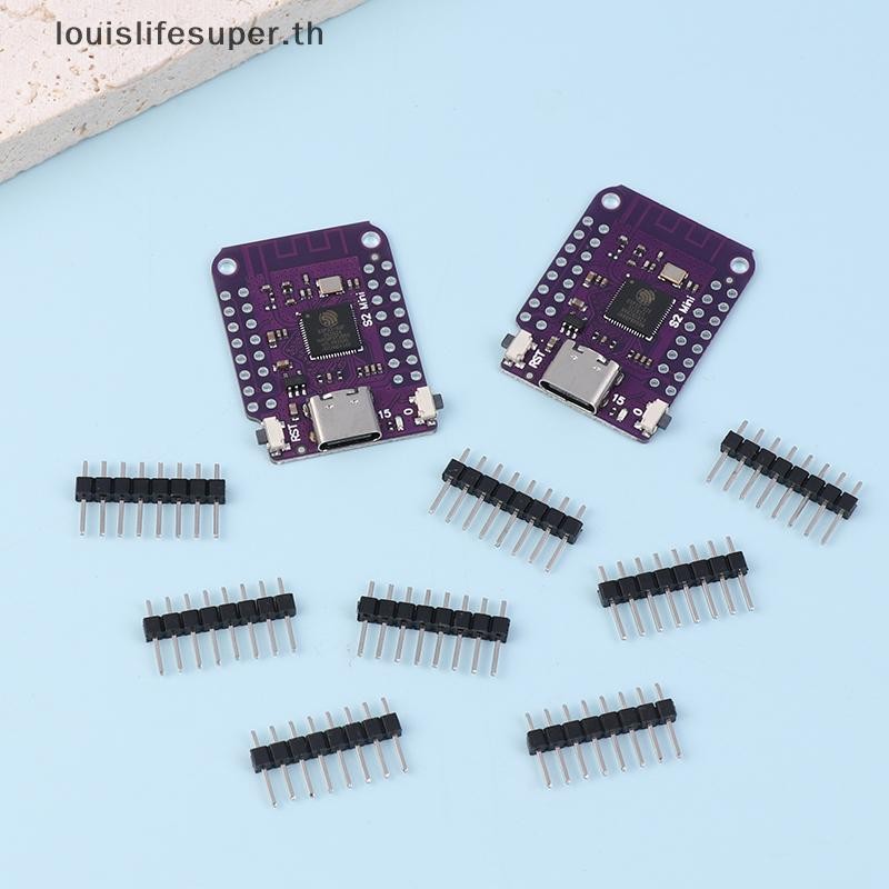 LLS ESP32 S2 Mini V1.0.0 บอร์ดพัฒนา WiFi ตาม ESP32-S2FN4R2 4MB แฟลช 2MB ...