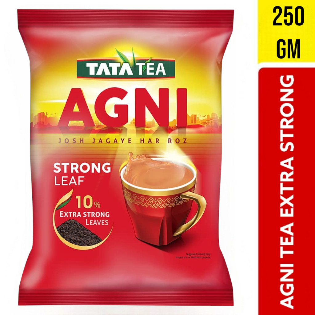 Tata Tea Agni ( EXTRA STRONG ) 250g กรัม ใบชาอินเดีย. NV | Shopee Thailand