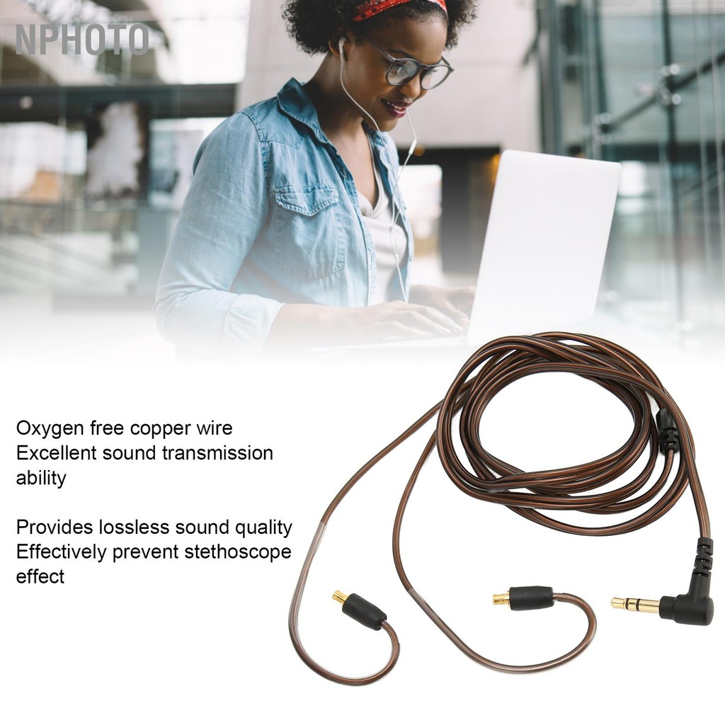 Câble De Casque De Remplacement A2DC Pour Audio-Technica - Compatible ATH, CKS, E40, LS200, LS300, LS400 - 1,2 M En Cuivre OCC - 3