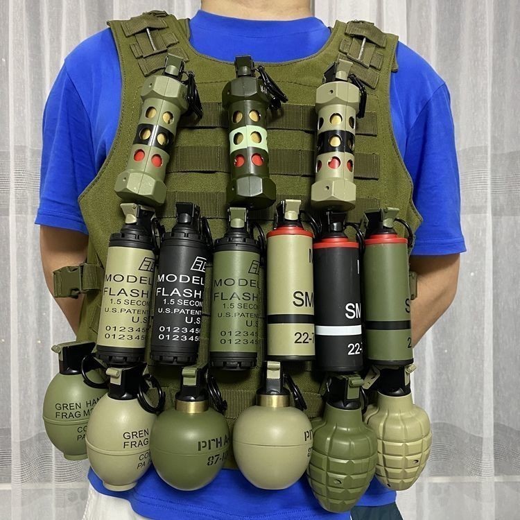 ราคาต่ำสุด ,,ผู้ที่ชื่นชอบโลหะขนาดใหญ่เกรดคอลเลกชันทหาร M84 Shock Smoke ...