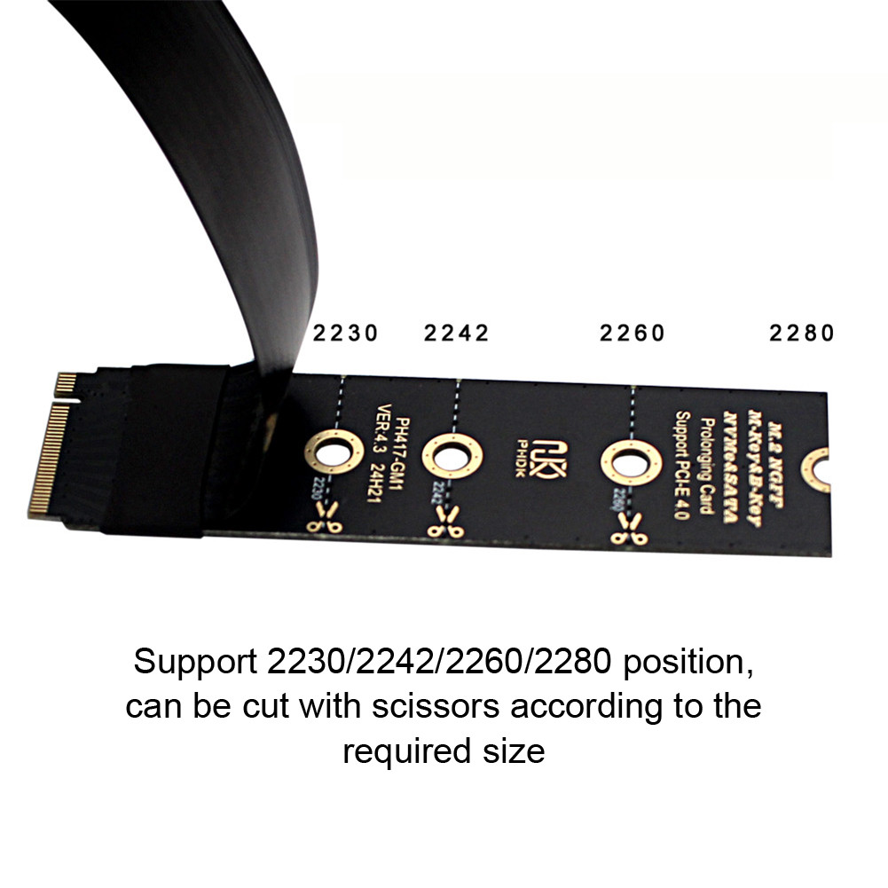 cablecc NVME Adaptateur hôte vertical PCI-E4.0 M.2 M-Key 2230 vers Oculink SFF-8612 SFF-8611 pour NVME U.2 SSD eGPU