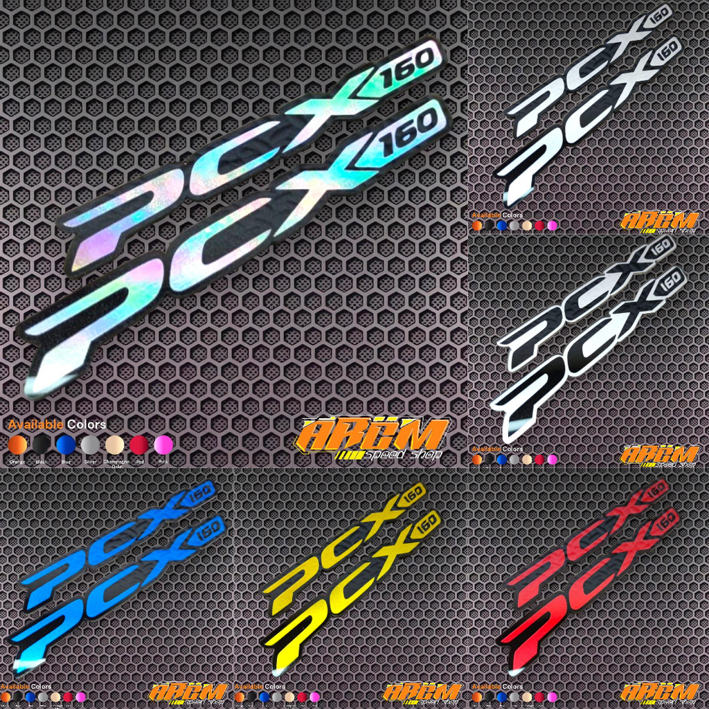 EMBLEM HONDA PCX 160 โลโก้ 3D EMBLEM TIMBUL PCX 160 ACRYLIC ACRILYK 2mm ...
