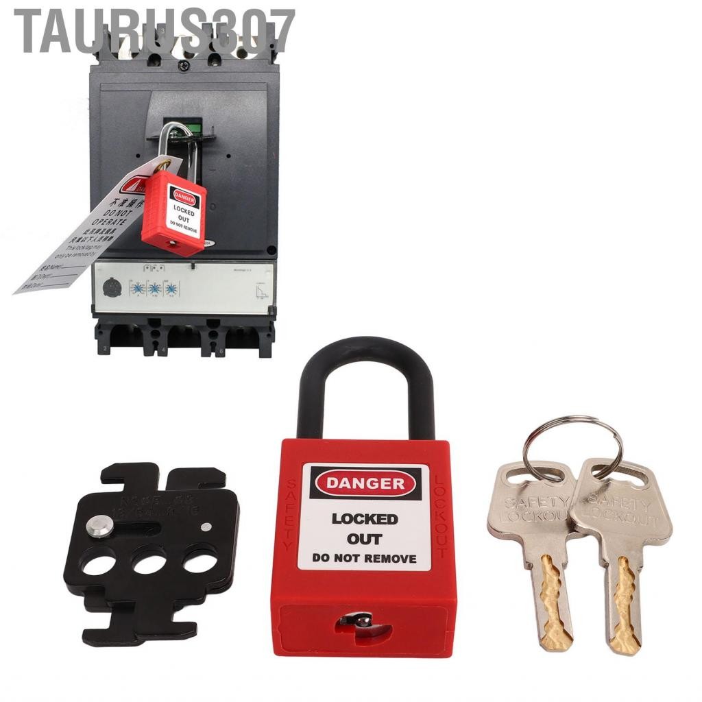 Taurus307 MCB Lockout Tagout เบรกเกอร์เหล็กล็อคกุญแจไนล่อนกุญแจมือ 38 ...