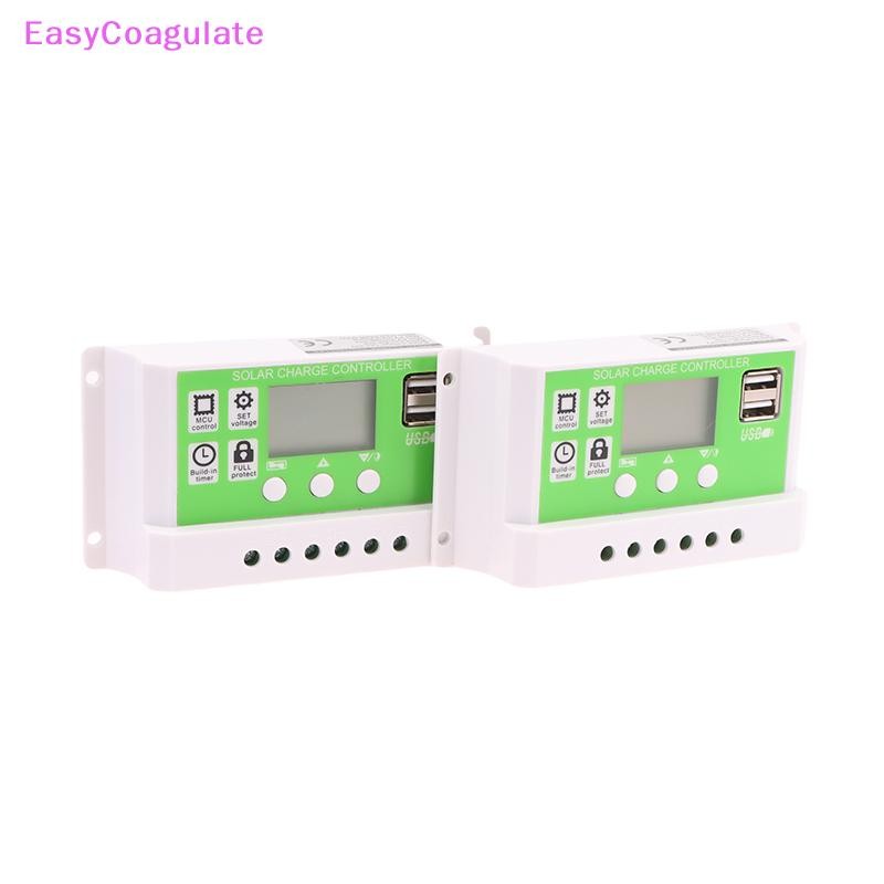 Eas 10A 20A 30A PWM Solar Charge Controller 12V 24V อัตโนมัติ Solar ...