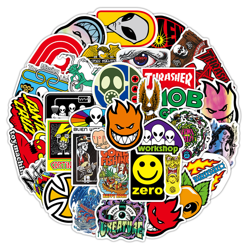 50 Urban Identity Labels - สติ๊กเกอร์โลโก้แบบถอดได้สําหรับ Mods ...