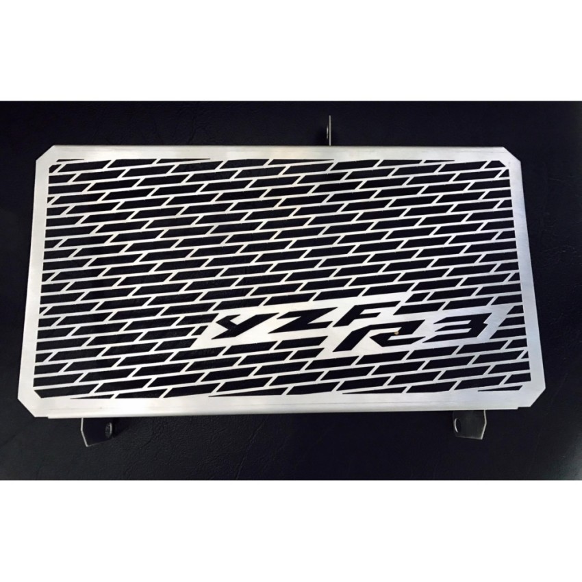 การ์ดหม้อน้ำ Yamaha R3 Radiator guard (Silver) | Shopee Thailand