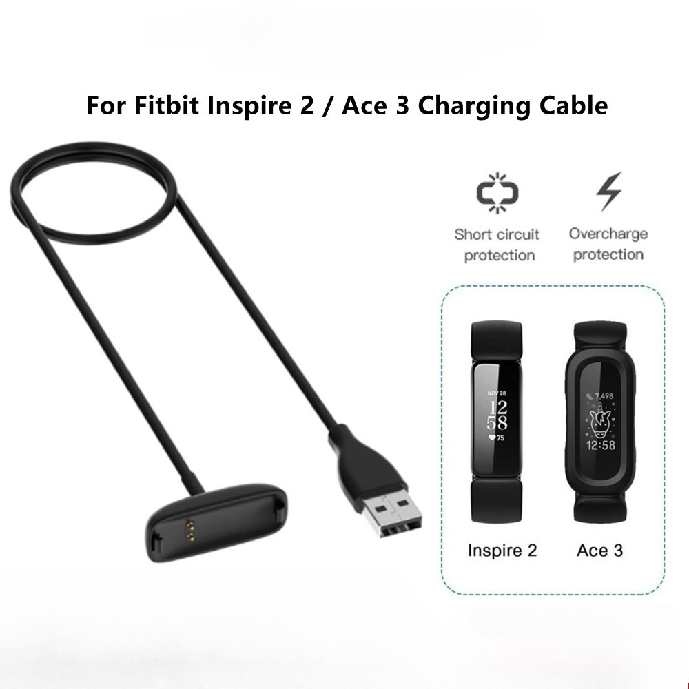 สายชาร์จ USB สําหรับ Fitbit Inspire 2 ที่ชาร์จทดแทนสําหรับ Fitbit Ace 3 ...