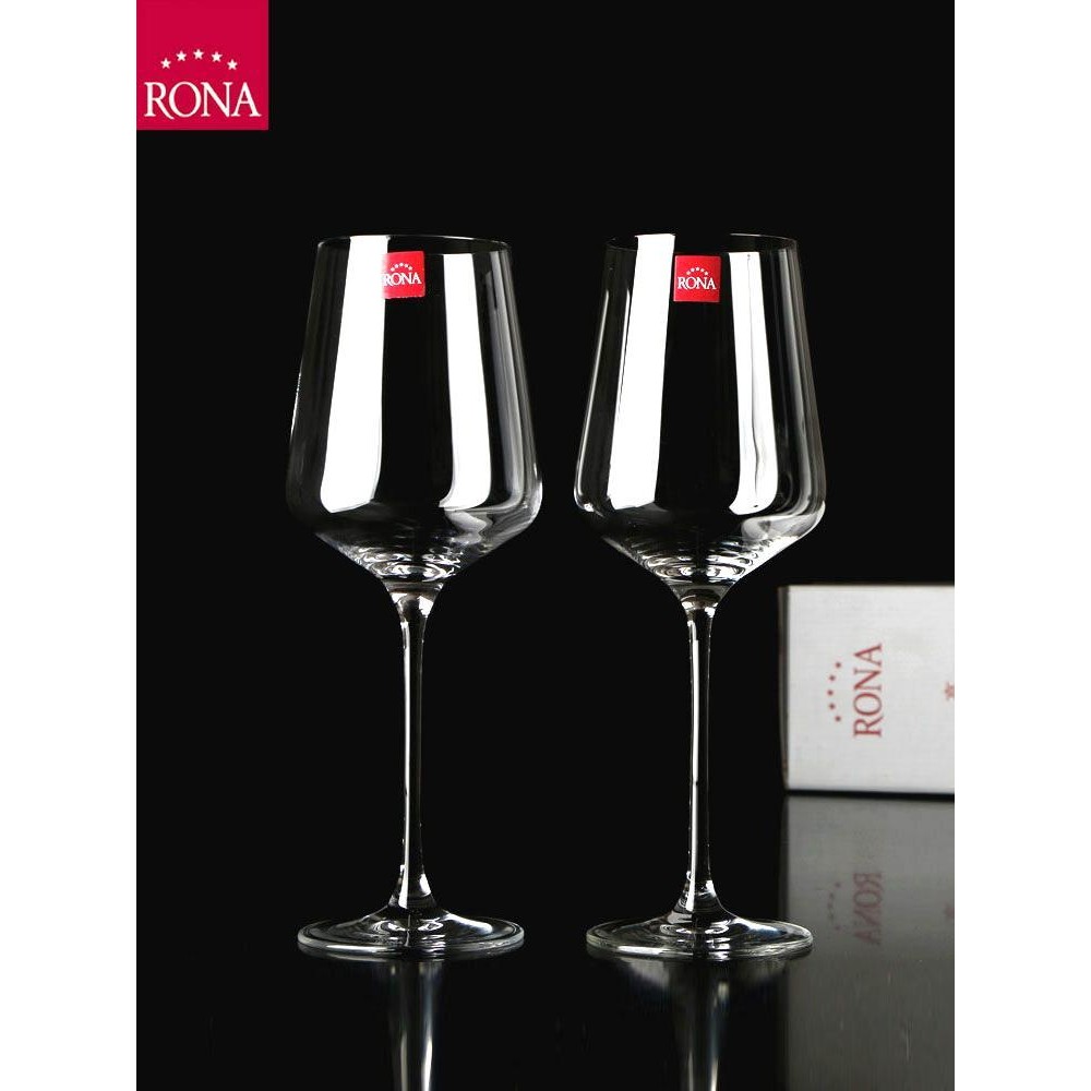 เช็ก RONA แก้วคริสตัลแก้วไวน์ขาว Bordeaux แก้วไวน์ Goblet แก้วแชมเปญ ...