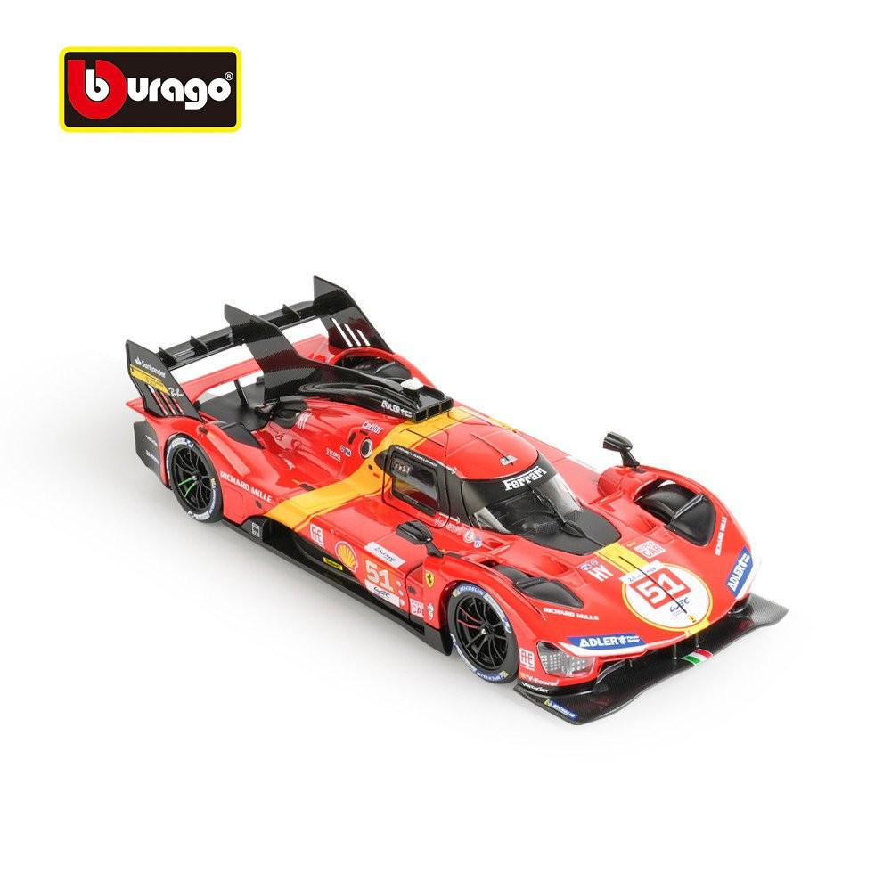 Bburago - 1/18 Ferrari Deluxe - 499P LMH 2023#51 - Rosso - NUOVA 2024