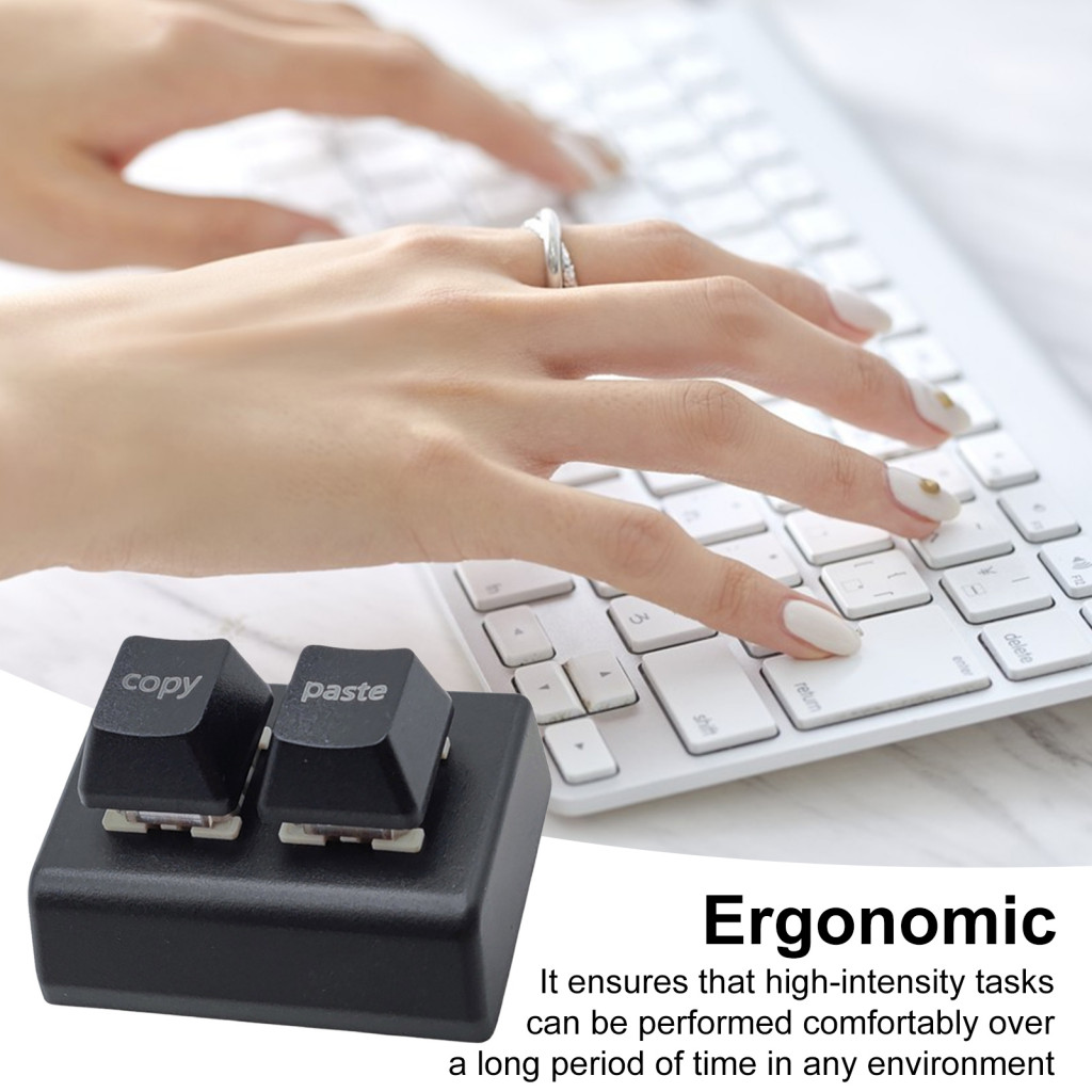 Et- ปุ่มตั้งโปรแกรมได้คีย์บอร์ด Usb คีย์บอร์ดแบบมีสาย Mini Ergonomic ...