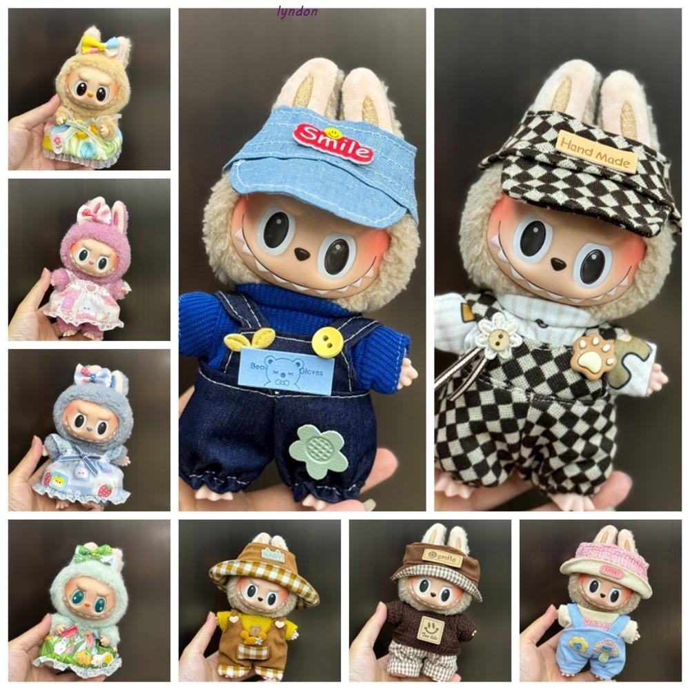 Lyndon 17 ซม.Labu เสื้อผ้า,ของเล่นเปลี่ยนชุด Labubu ชุดตุ๊กตา,แฟชั่น ...