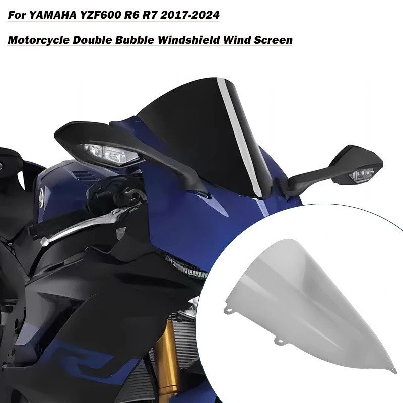 Motorcycle Front Windshield Windscreen Screen accessories For Yamaha R6 ...