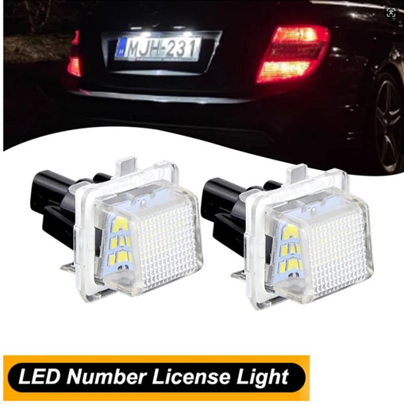 2x LED Kennzeichenleuchte Für Mercedes Benz C-Klasse W205 E-Klasse W212 S-Klasse W222