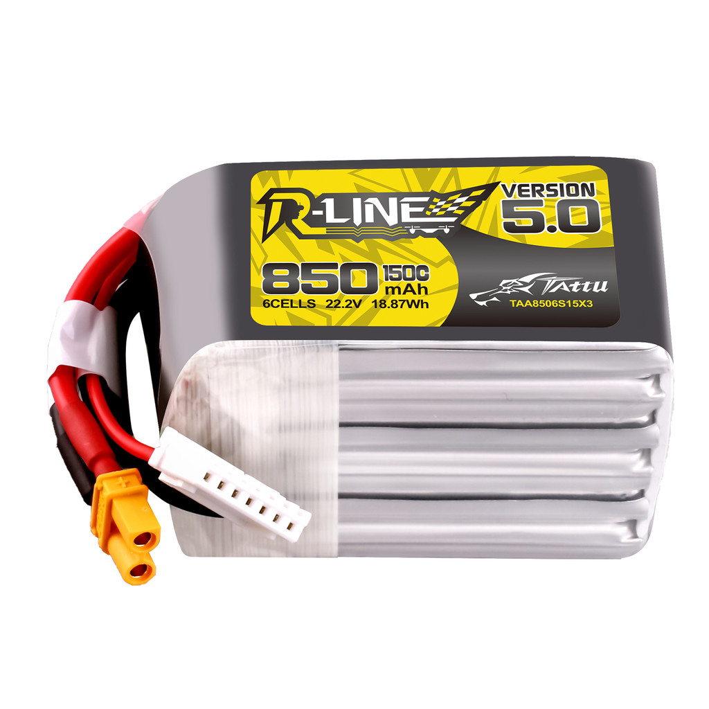 Batería Lipo 4S 80C 850mAh Con Conector XT30 - Para Drones FPV, Aviones RC, Quadcopters, Helicópteros