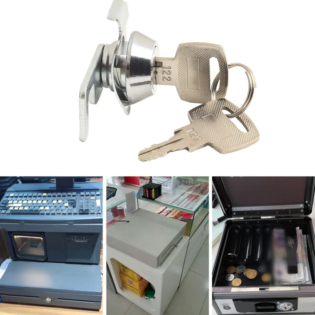 Cam Lock With Quick Clip For Cash Drawer Locker Metal Cabinet Flight ...