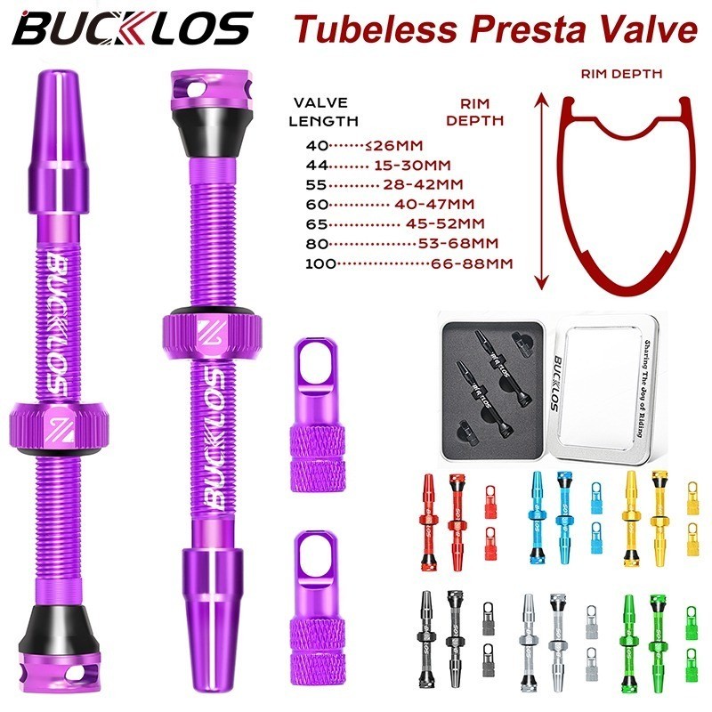 Valvola Tubeless, Valvola Tubeless MTB, 2 Pezzi Valvole Tubeless - Foto 3