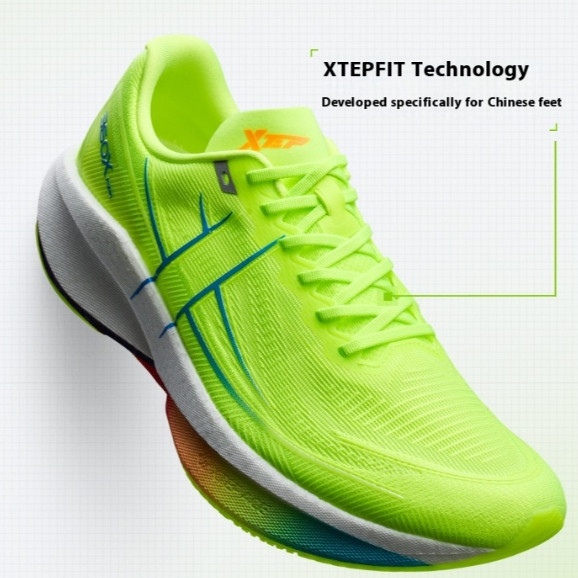 XTEP 360X 2.0 ผู้ชายรองเท้าวิ่งแผ่นคาร์บอนไนล่อนไฟเบอร์กลาสคณะกรรมการความเสถียรทนต่อการสึกหรอสําหรับผู้หญิงรองเท้ากีฬา — รองเท้ากีฬา แบรนด์ Xtep ของแท้ 100% เช็คราคาจาก Shopee Lazada thumbnail 4