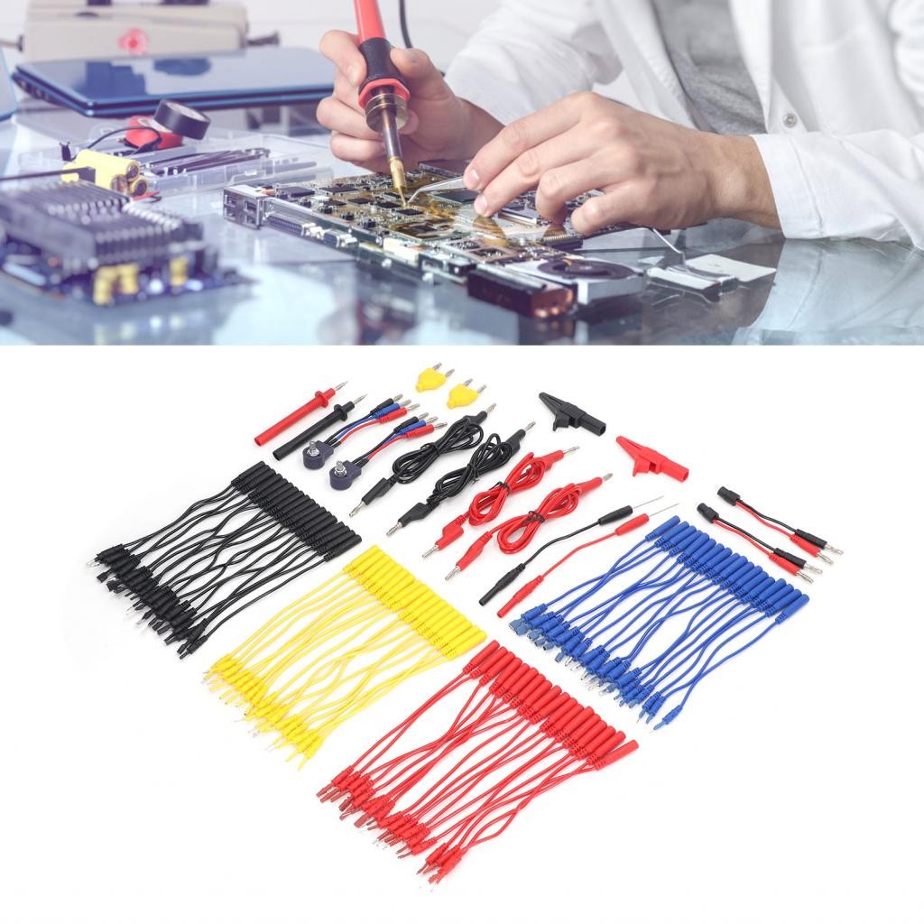 90 ชิ้นชุดทดสอบสำหรับวงจรยานยนต์ Multimeter Terminal Probe อะไหล่ US ...