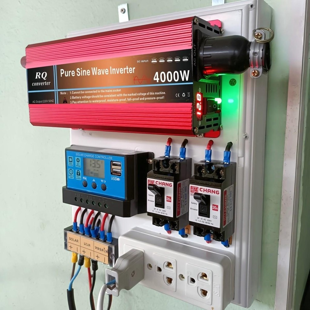 RQ4000W DA INVERTER 12 24 48v คลื่นเพียวซายแท้ แอร์บ้าน+ตู้เชื่อมได้ มี ...