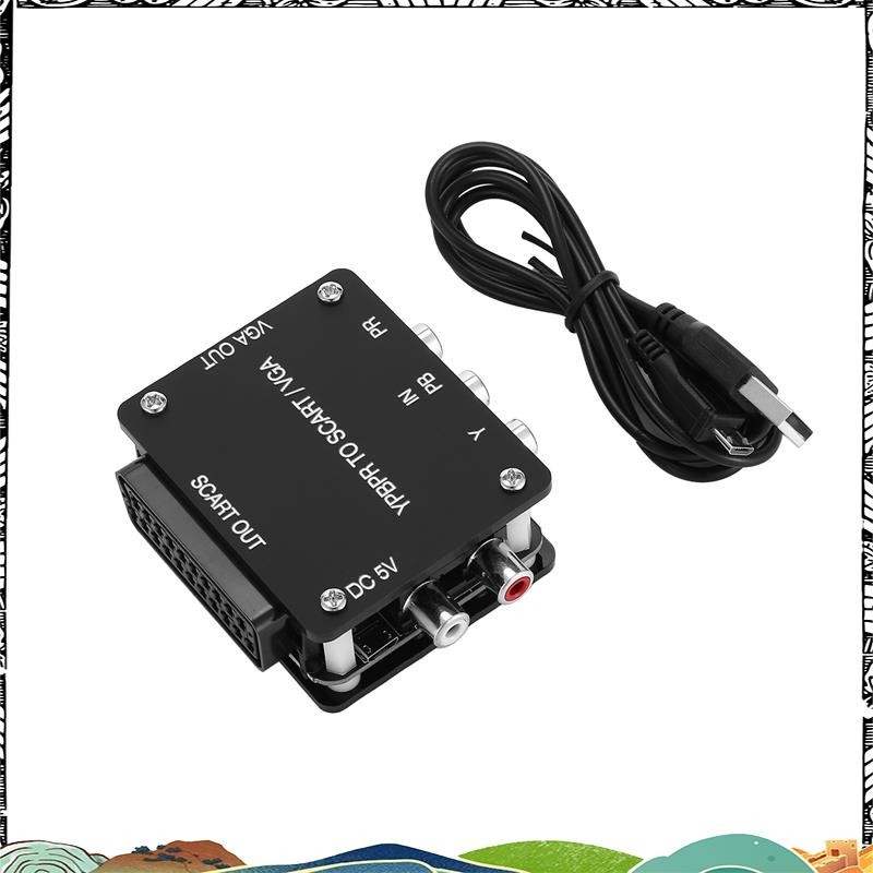 Super YUV to RGBS YPBPR ถึง SCART YPBPR ถึง VGA ส่วนประกอบ Transcoder ...