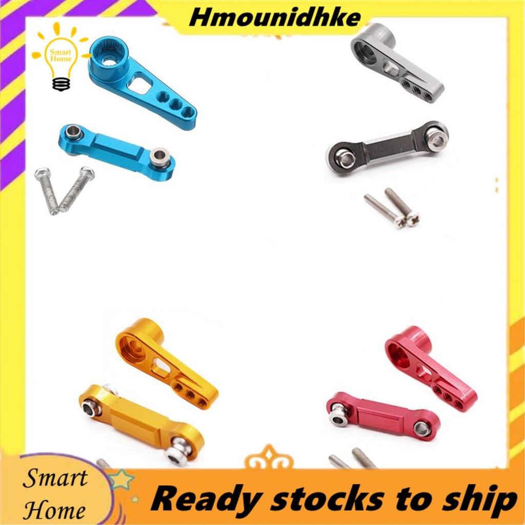 MECCANIXITY Aluminum Servo Arm Horn & Pull Rod - Blue, RC Car Upgrade Part, 20mm & 13.5mm Hole Spacing 2 thumbnail image
