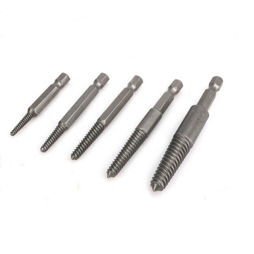 คุณภาพสูง Hex Screw Extractors เจาะ Bit Broken Bolt Remover Easy Out ...