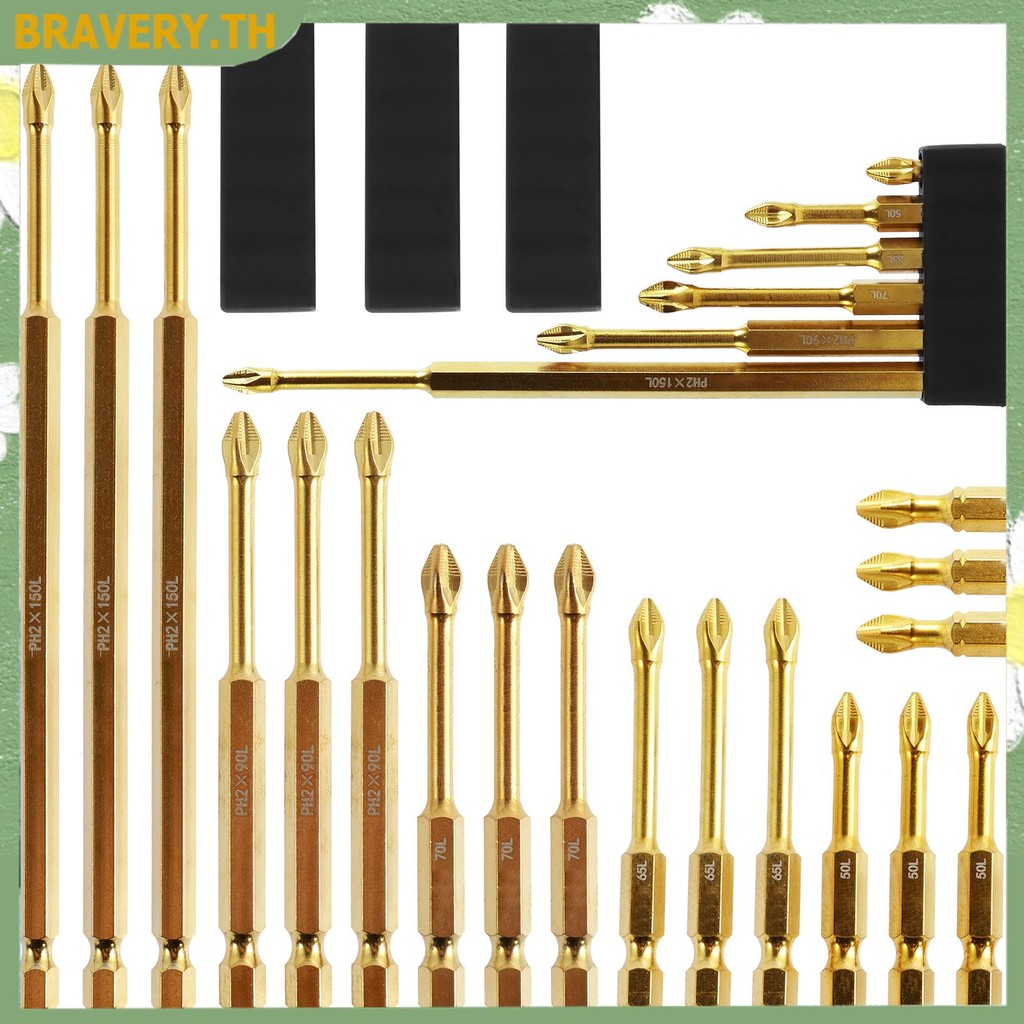 Magnetic Phillips Bits Set S2 Steel Phillips ไขควง Bits การออกแบบเคลือบ ...