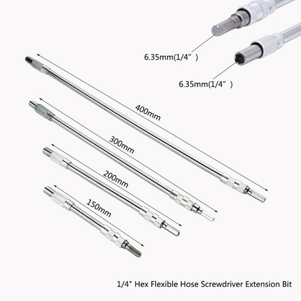 Lala_high คุณภาพสูง 1/4 Hex เพลายืดหยุ่นผู้ถือ Bit Driver Ratchet ไขควง ...