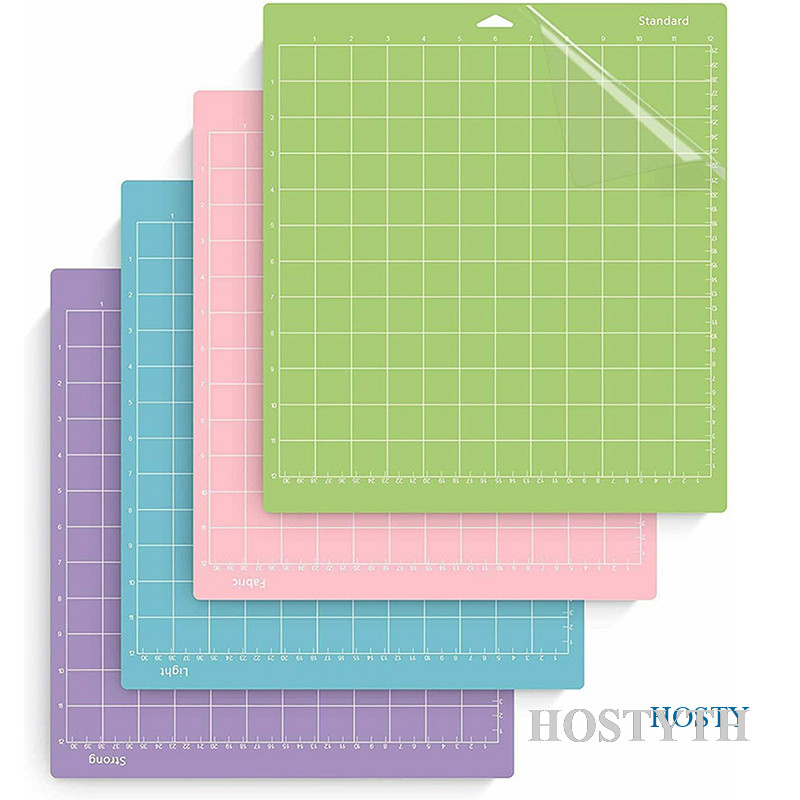 3 Tappetini Da Taglio Per Cricut - 30,5x30,5cm, Multiuso Per Carta, Vinile, Tessuti - Foto 4