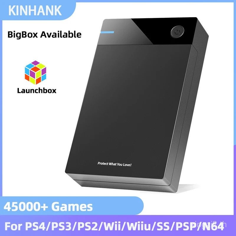 Kinhank launchbox Game ฮาร์ดไดรฟ์เหมาะสำหรับ Windows ในตัว45000เกมเหมาะ ...