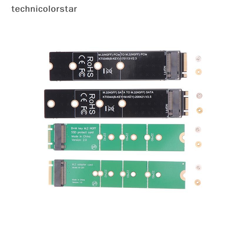 Trsr M.2 SATA/NVME PCI-E Protocol SSD อะแดปเตอร์บอร์ดขยายการ์ด B KEY/M ...