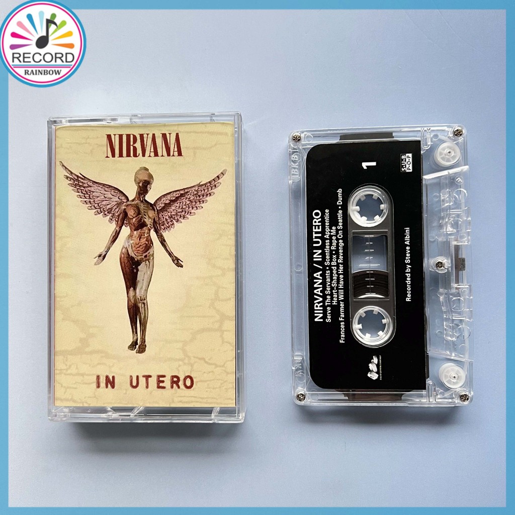 Nirvana In Utero Original Cassette Tape [Sealed] Brand New | Shopee ...