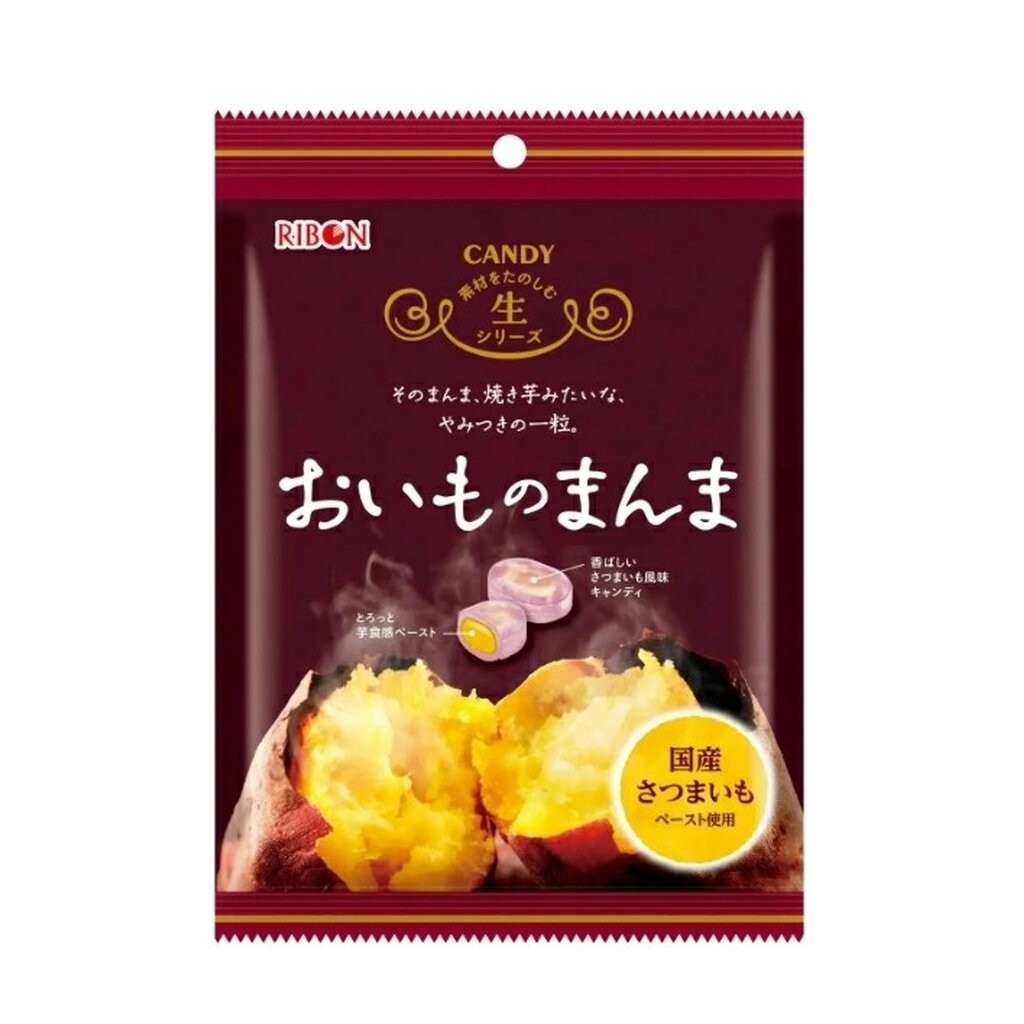 ลูกอมรสมันเทศญี่ปุ่น Ribon Potato Candy リボン 85g | Shopee Thailand