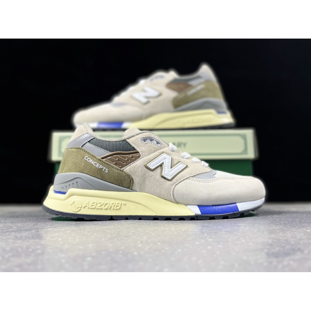 Concepts x New Balance NB 998 10th Anniversary Wolf Grey รองเท้าวิ่ง ...