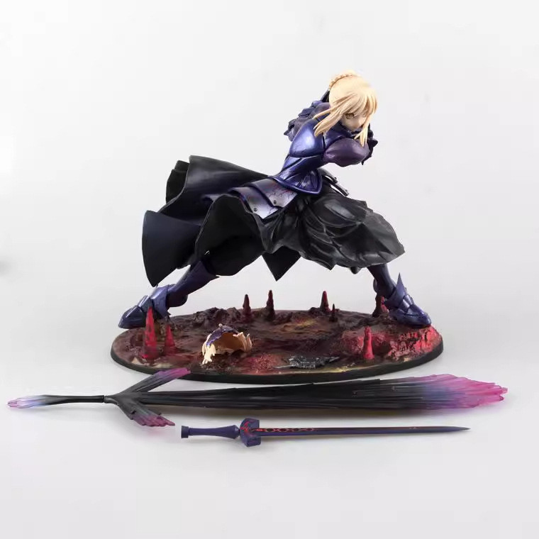 ฟิกเกอร์โมเดลฉาก Fate/Stay Night Fate Black Hesab SABRE King of Hell ...
