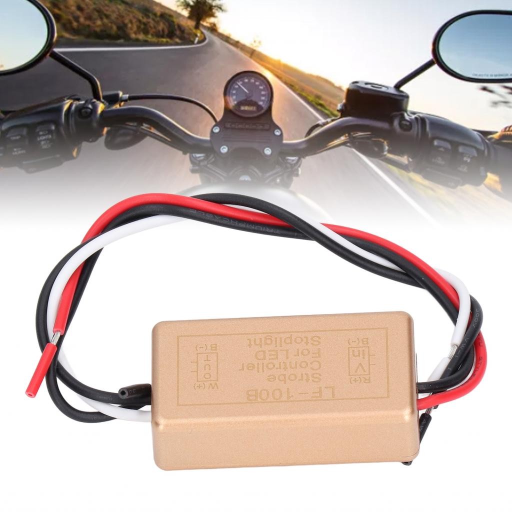 LED Flasher Relay แฟลช Strobe Controller โมดูลควบคุมสำหรับรถยนต์รถ ...