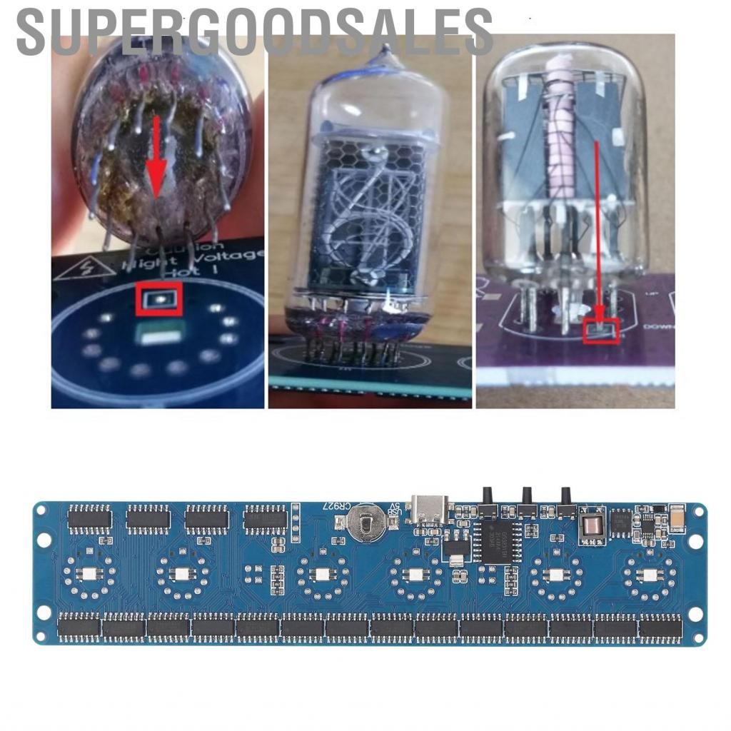 Supergoodsales Photoglow Tube Clock Module 6 Bit IN12 IN14 แผงวงจร ...