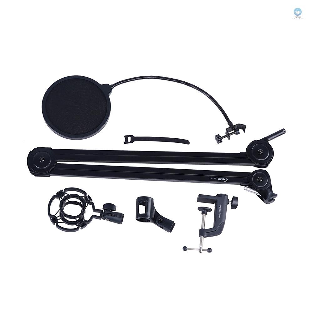 Guitto Heavy Duty Mic Windshield Arm With Pop Mic Arm Stand Heavy Duty ...