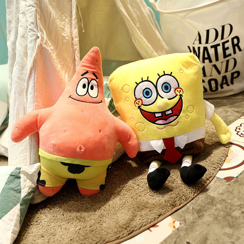 อะนิเมะสไตล์เดียวกัน SpongeBob SquarePants ของเล่นตุ๊กตาเด็ก Big Star ...