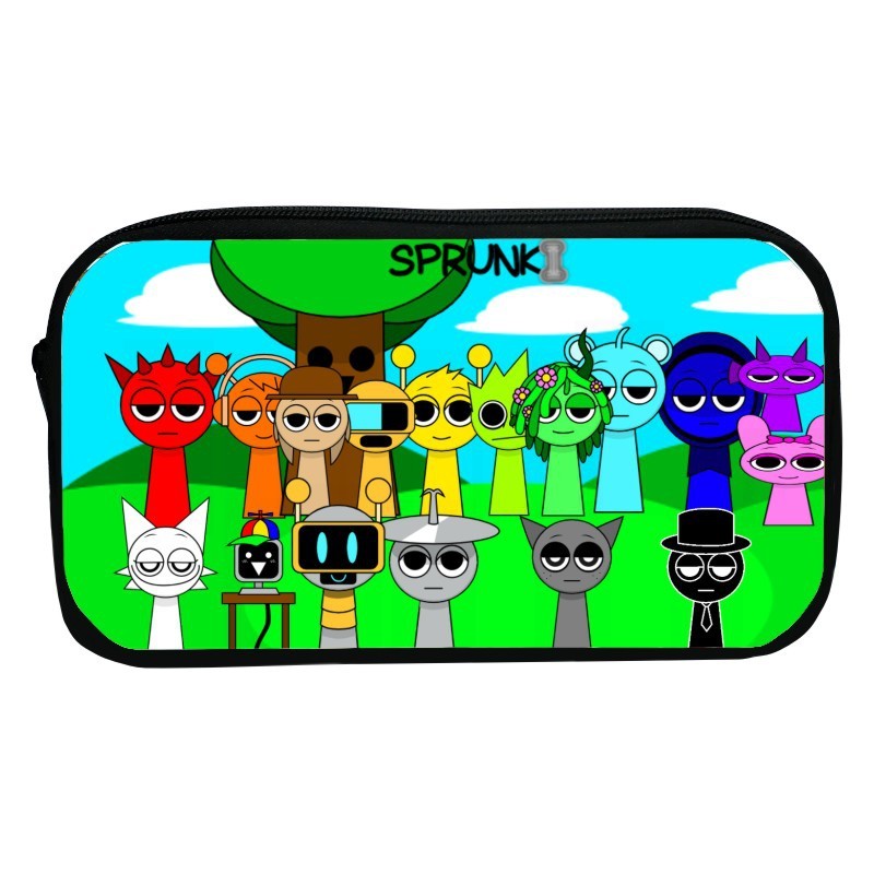 NEW Sprunki Incredibox Sprunki กล่องดินสอสําหรับเด็ก Sprunki pencil ...