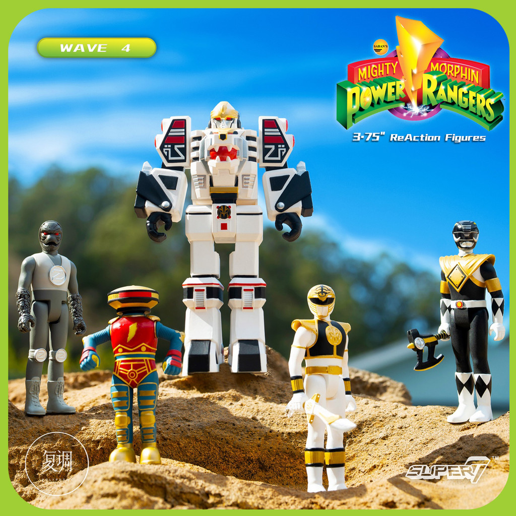 ในการสต็อก การ์ดซีรีส์ Super7 Power Rangers ซีรีส์ 4 Zoids เสือขาว ...