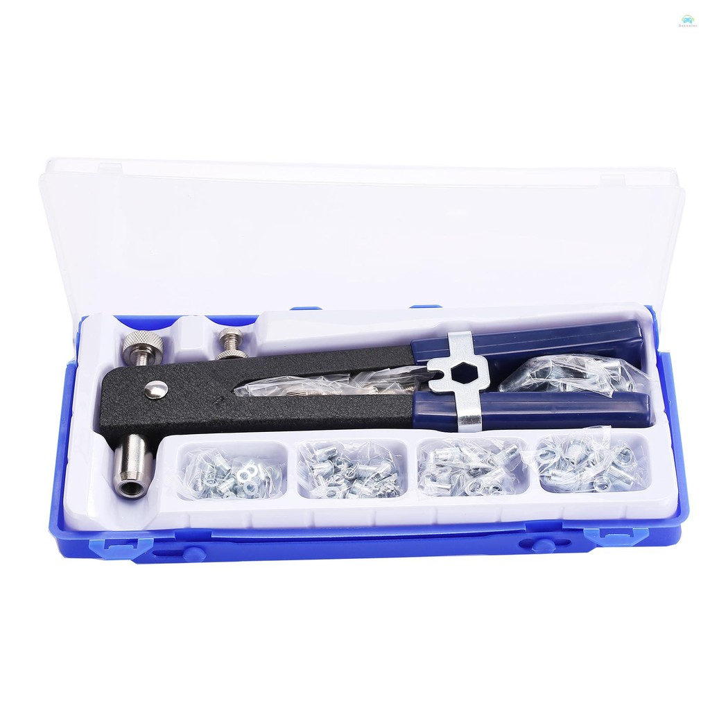 ท้องถิ่นเครื่องตอกหมุด 86pcs Rivet Nut ชุดเครื่องมือชุดตาบอด Rivet Nut ...