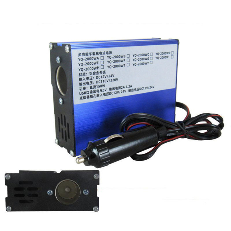 Moneyc รถอินเวอร์เตอร์ 12 V และ 24 V ถึง 220 V Power Converter มัลติฟั ...