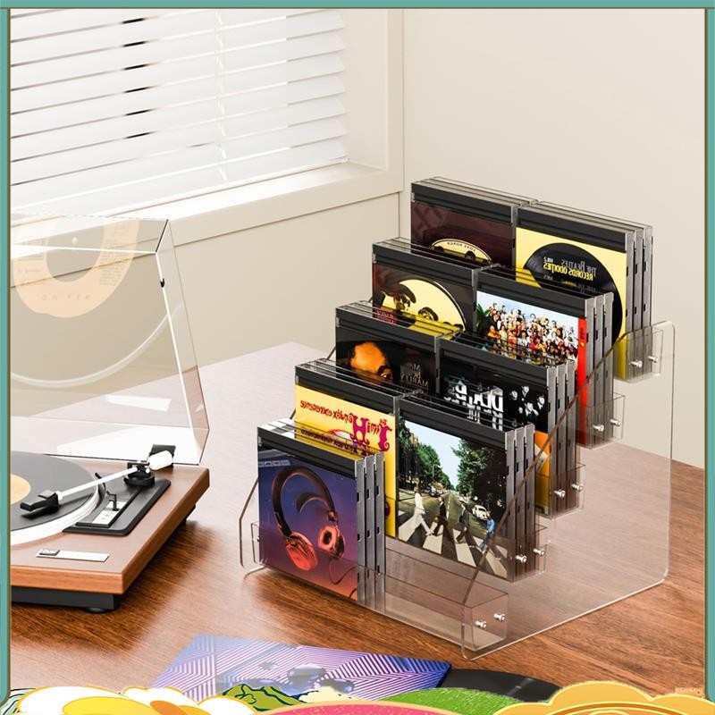 CD Holder 5 ชั้น, Clear CD Organizers, CD Display Rack ถือสูงสุด 30 ...