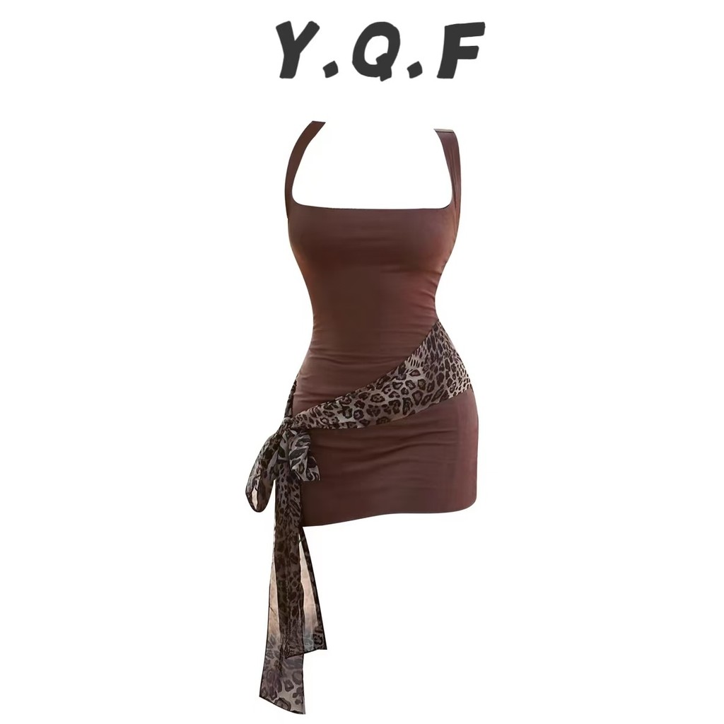 Splicing  slimming dress